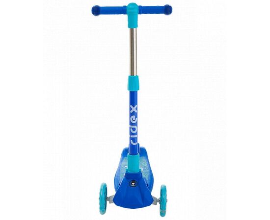 Самокат 3-х колесный Ridex Wave 120/90 мм (синий/голубой), Цвет: синий, изображение 3