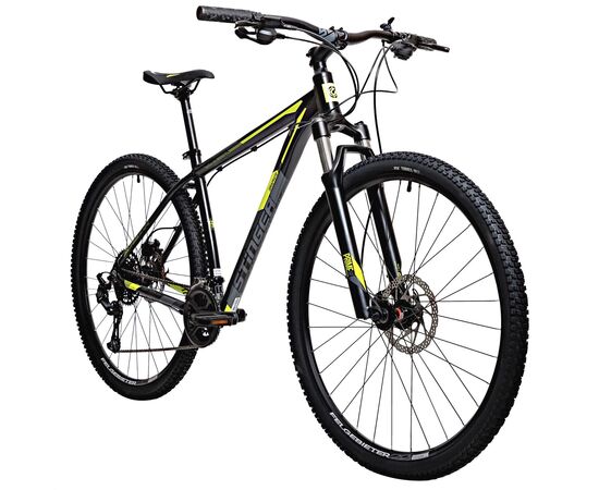 Велосипед Stinger Graphite PRO 29" (2023, чёрный), Цвет: черный, Размер рамы: 18", изображение 2