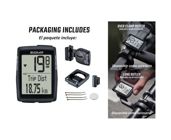 Велокомпьютер беспроводной SIGMA BC 14.0 WL STS (черный), изображение 4