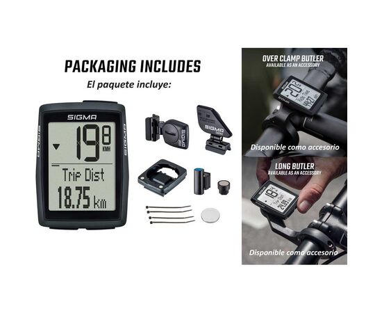 Велокомпьютер беспроводной SIGMA BC 14.0 WL STS CAD (черный), изображение 4