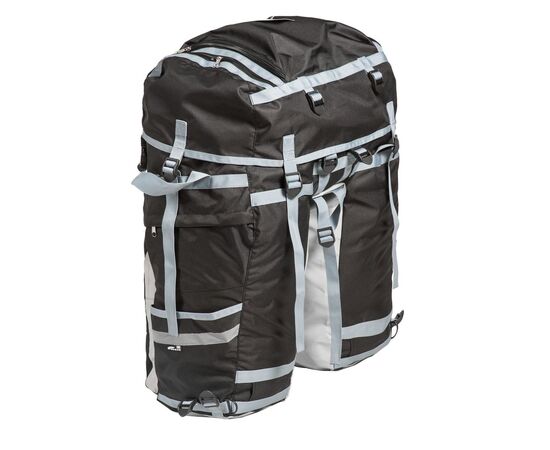 Велорюкзак на багажник (велоштаны) Course 65-80 литров (чёрный), Цвет: черный, изображение 2