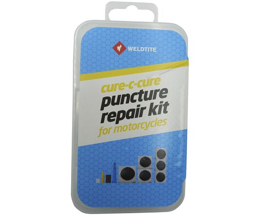 Велосипедная аптечка WELDTITE 7-01004 6 суперзаплаток, клей, шкурка, изображение 2