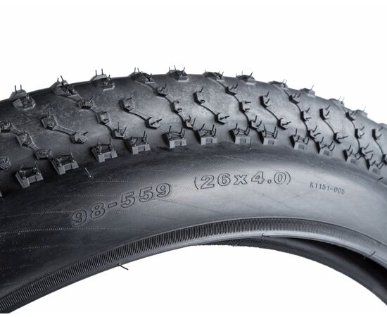 Покрышка 26"х4.00 (98-559) KENDA K1151 JUGGERNAUT SPORT д/FAT BIKE 60TPI DTC 5-528220, изображение 2