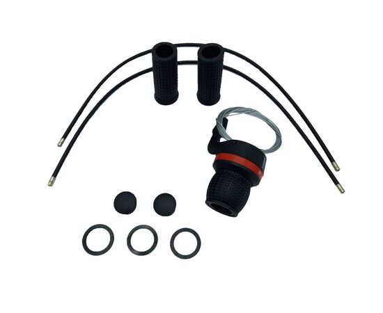 Переключатели/грипшифтеры Ventura 5-689570 (3x6 ск. + ручки + троса + рубашки), изображение 2