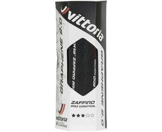 Велосипедная покрышка Vittoria ZAFFIRO PRO CONTROL IV G2.0 30-622 (700x30c), 1C, складная (чёрный), изображение 3