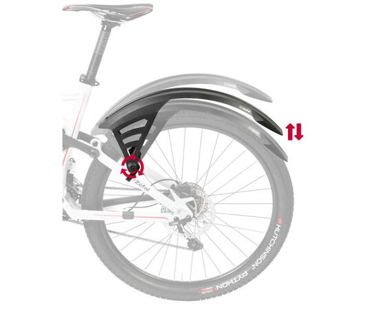 Брызговик задний Zefal Deflector RS75 3572038 (черный), изображение 4 Брызговик задний Zefal Deflector RS75 3572038 (черный), изображение 4