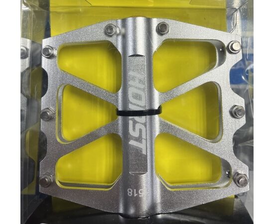 Педали велосипедные HORST H518 со сменными шипами 00-170847 (серебристый), Цвет: белый, изображение 2