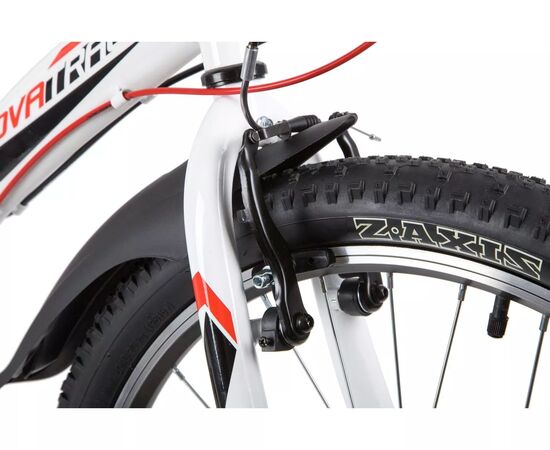 Велосипед Novatrack Racer Y6.V 24" (белый), Цвет: белый, Размер рамы: 12", изображение 3