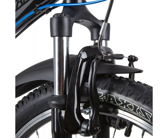 Велосипед Novatrack Racer Y6.V 24" (чёрный), Цвет: черный, Размер рамы: 10", изображение 3