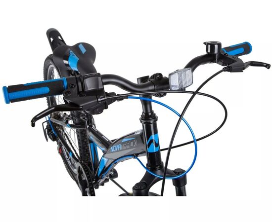 Велосипед Novatrack Racer Y6.V 24" (чёрный), Цвет: черный, Размер рамы: 10", изображение 4