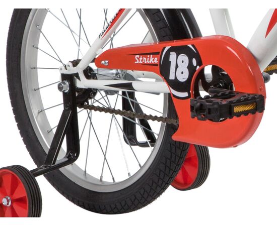 Велосипед Novatrack Strike 18” (белый-красный), изображение 6