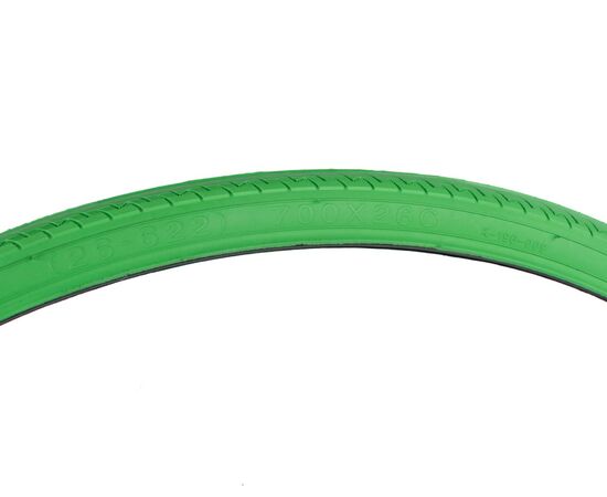 Покрышка 700x26C (26-622) KENDA K196 Kontender 60TPI LR3 (зелёная), Цвет: зелёный, Ширина: 1.00" (25 мм), изображение 2