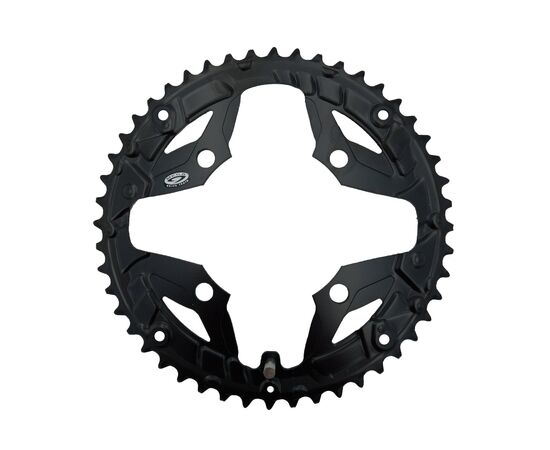 Звезда передняя для велосипеда Shimano Acera FC-M391, 44T (черная), Цвет: черный, Количество зубьев: 44