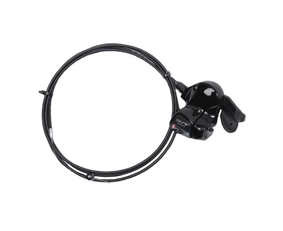 Шифтер Shimano Alfine S7000-8 (8 скоростей, тросик + оплётка, чёрный), изображение 2