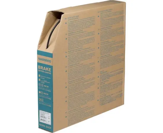 Оплетка троса тормоза Shimano Msystem 1 метр (черный), изображение 2