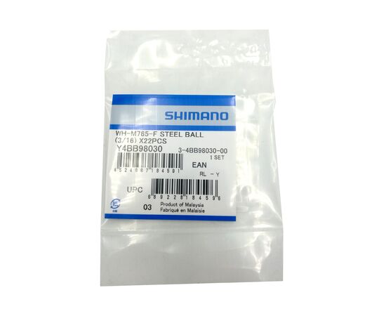 Шарик Shimano Y4BB98030 сталь 3/16" (22 шт.), изображение 2