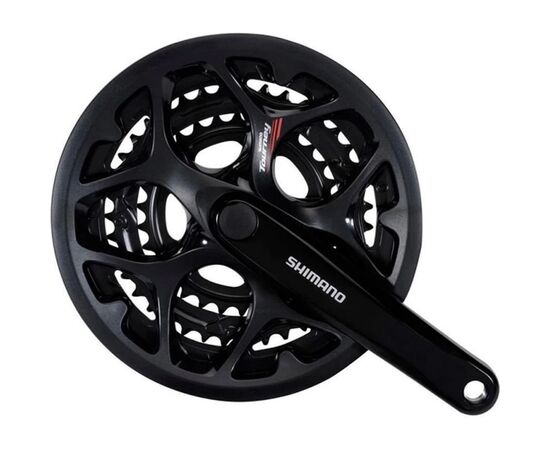 Система Shimano Tourney A073, 170мм, квадрат, 50/39/30T с защитой, изображение 5