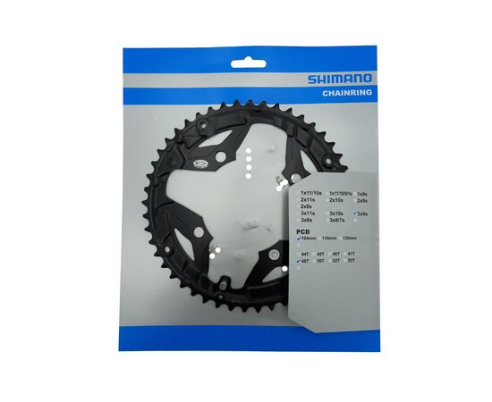 Звезда передняя для велосипеда Shimano Acera FC-M391, 48T (черная ...