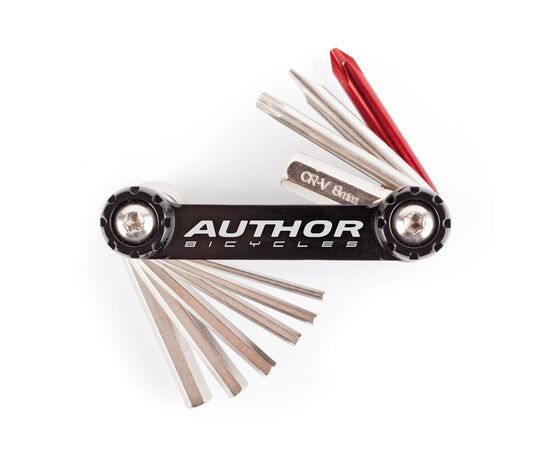 Мультитул велосипедный AUTHOR Multiped 10 8-10000063 (черно-серый), изображение 4