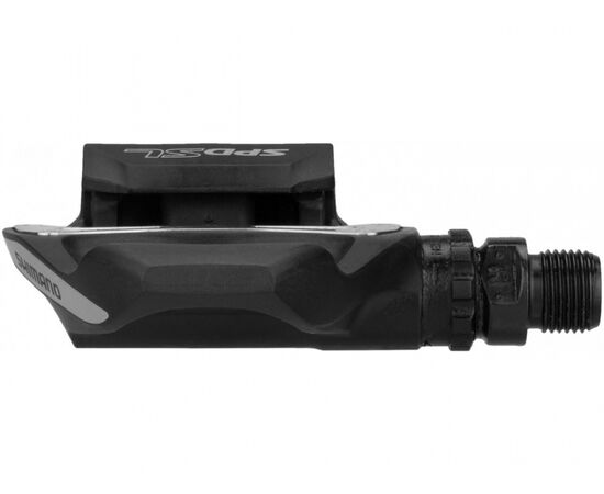 Педали Shimano PD-R550, SPD-SL, черные, с желтыми шипами SH11, изображение 3