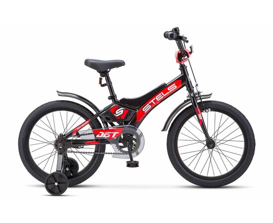 Детский велосипед Stels Jet 16" Z010 (черный), Цвет: черный, Размер рамы: 9"