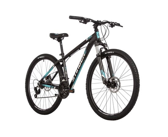 Велосипед Stinger Element EVO 27.5" (чёрный), Цвет: черный, Размер рамы: 20", изображение 2