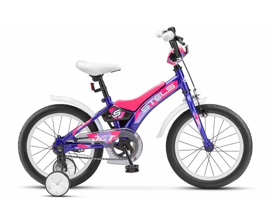 Детский велосипед Stels Jet 18" Z010 (синий), Цвет: синий, Размер рамы: 10"