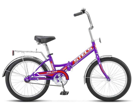 Складной велосипед Stels Pilot 310 20" (фиолетовый), Цвет: фиолетовый, Размер рамы: 13"