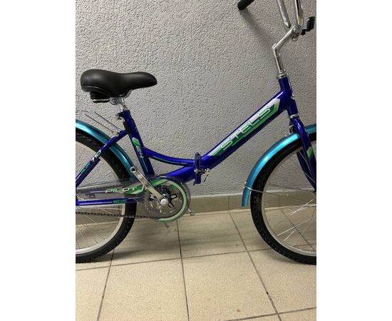 Складной велосипед Stels Pilot 710 24" (синий), Цвет: синий, Размер рамы: 16", изображение 3