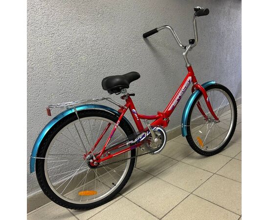 Складной велосипед Stels Pilot 710 24" (красный), Цвет: красный, Размер рамы: 16", изображение 2