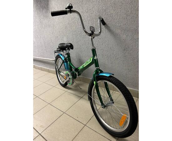 Складной велосипед Stels Pilot 410 20" (зелёный), Цвет: зелёный, Размер рамы: 13,5"