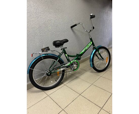 Складной велосипед Stels Pilot 410 20" (зелёный), Цвет: зелёный, Размер рамы: 13,5", изображение 2