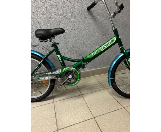 Складной велосипед Stels Pilot 410 20" (зелёный), Цвет: зелёный, Размер рамы: 13,5", изображение 3