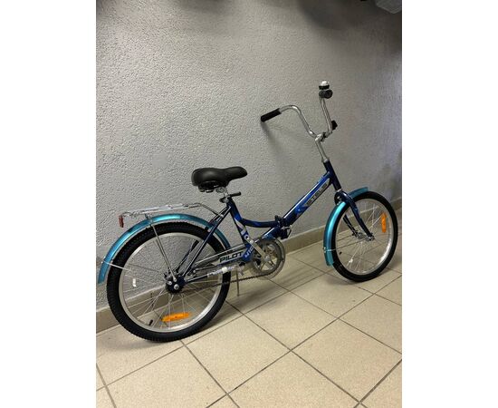 Складной велосипед Stels Pilot 410 20" (синий), Цвет: синий, Размер рамы: 13,5", изображение 2