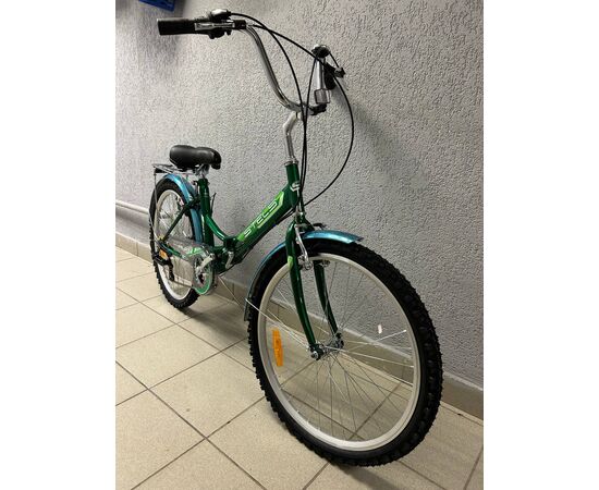 Складной велосипед Stels Pilot 750 24" (зелёный), Цвет: зелёный, Размер рамы: 14", изображение 2