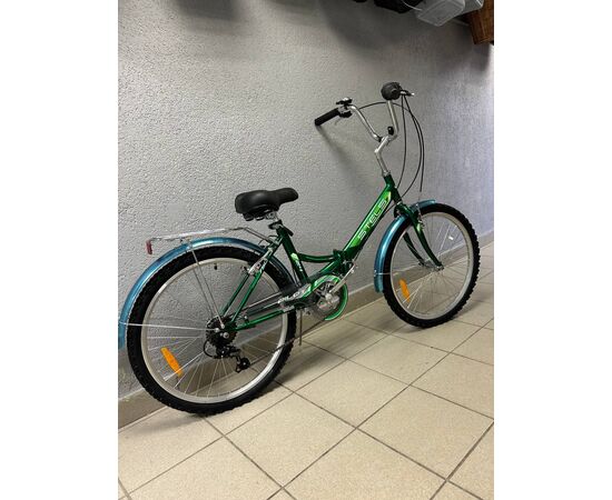 Складной велосипед Stels Pilot 750 24" (зелёный), Цвет: зелёный, Размер рамы: 14", изображение 3