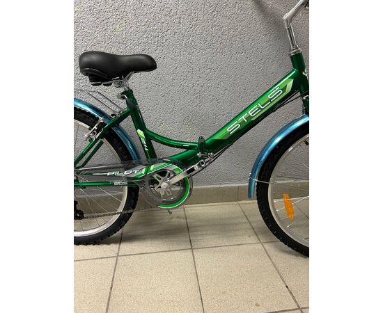 Складной велосипед Stels Pilot 750 24" (зелёный), Цвет: зелёный, Размер рамы: 14", изображение 4