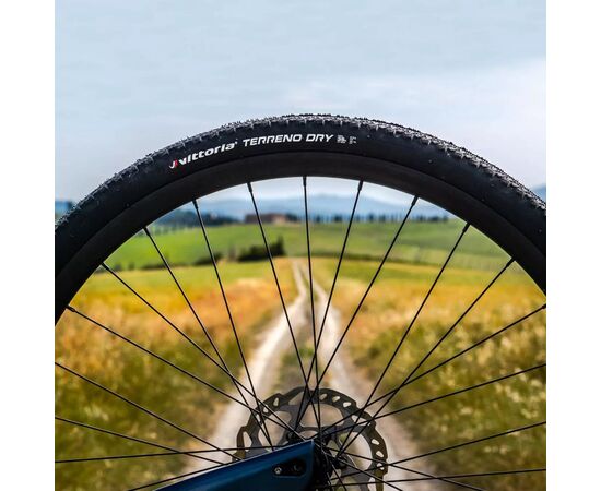 Велосипедная покрышка Vittoria TERRENO DRY 40-622 (700x38c), 2C, складная (чёрный), изображение 3