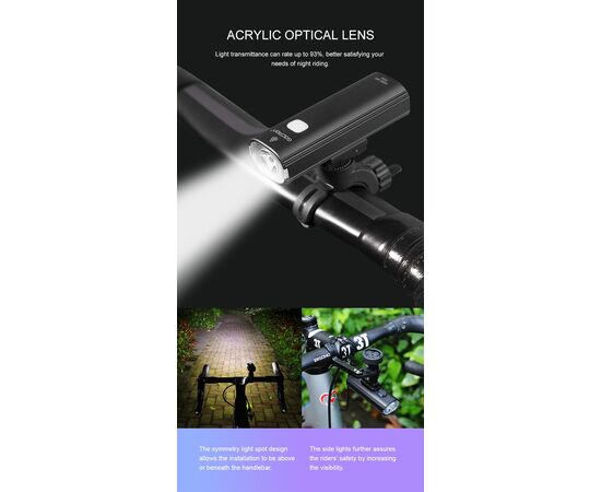 Фара GACIRON V20C-400 CREE 400LM Micro USB 2200mAh 07-300139, изображение 15