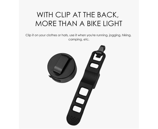 Фара с вибродатчиком GACIRON W08J-20 20 LM Micro USB 500mAh 07-300165, изображение 13