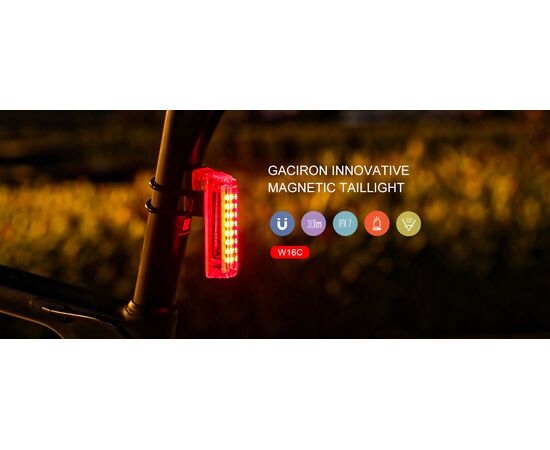 Фонарь GACIRON W16C 30 LM USB-С 200mAh 07-300193, изображение 2