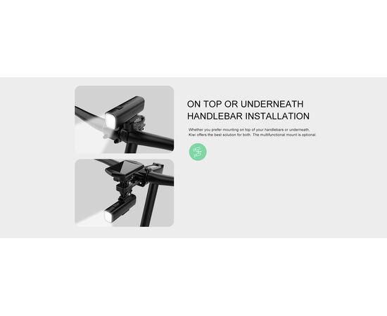 Фара GACIRON KiWi-400 ​1xCREE 400LM USB 1600mAh 07-300096, изображение 6