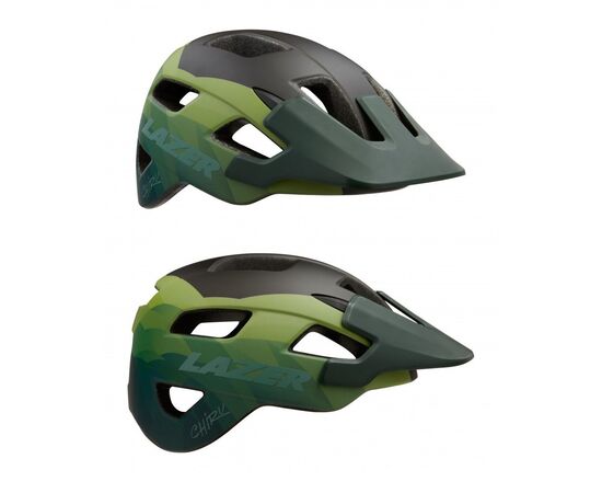 Шлем велосипедный Lazer Chiru (тёмно-зелёный), Цвет: зелёный, Размер: 55-59, изображение 2