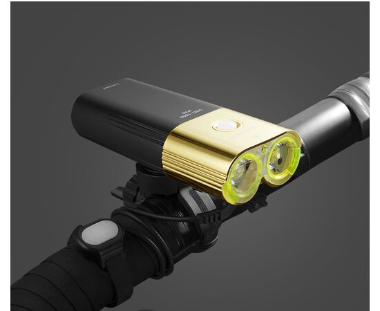 Фара GACIRON V9D-1800 GOLD 2xCREE 1800LM Micro USB 6700mAh 07-300133, изображение 19