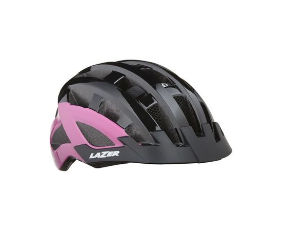 Шлем велосипедный Lazer Petit Dlx (чёрно-розовый)