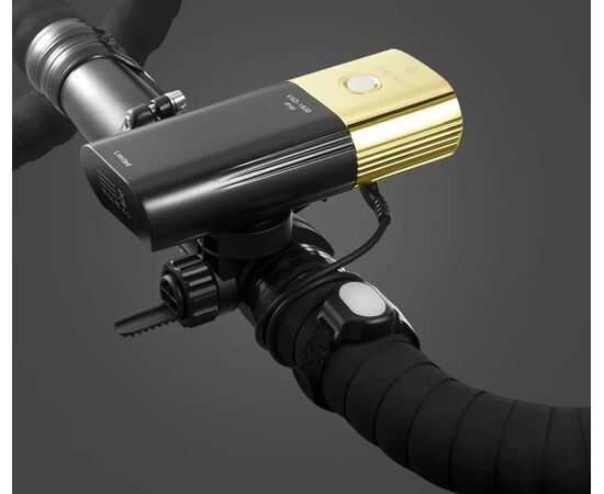 Фара GACIRON V9D-1800 GOLD 2xCREE 1800LM Micro USB 6700mAh 07-300133, изображение 4