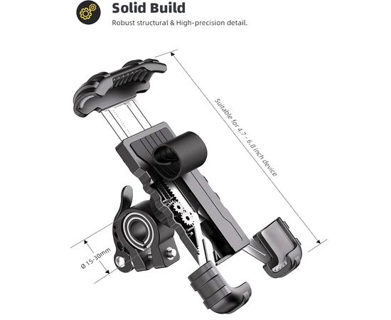 Держатель для телефона Lamicall BM02 (черный), изображение 2