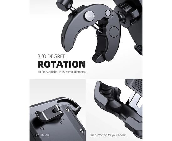 Держатель для телефона Lamicall BP07 (черный), изображение 3