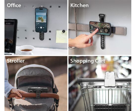 Держатель магнитный для смартфона на руль BONE Magnetic Fitness Phone Mount 07-230110, изображение 28