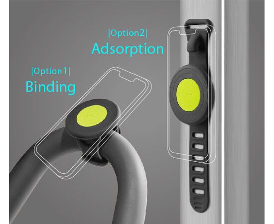 Держатель магнитный для смартфона на руль BONE Magnetic Fitness Phone Mount 07-230110, изображение 16